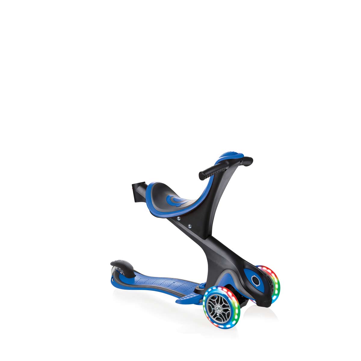 Lights Тротинетка с Родителски Контрол 5 в 1 Globber Go Up Comfort Lights - Синя