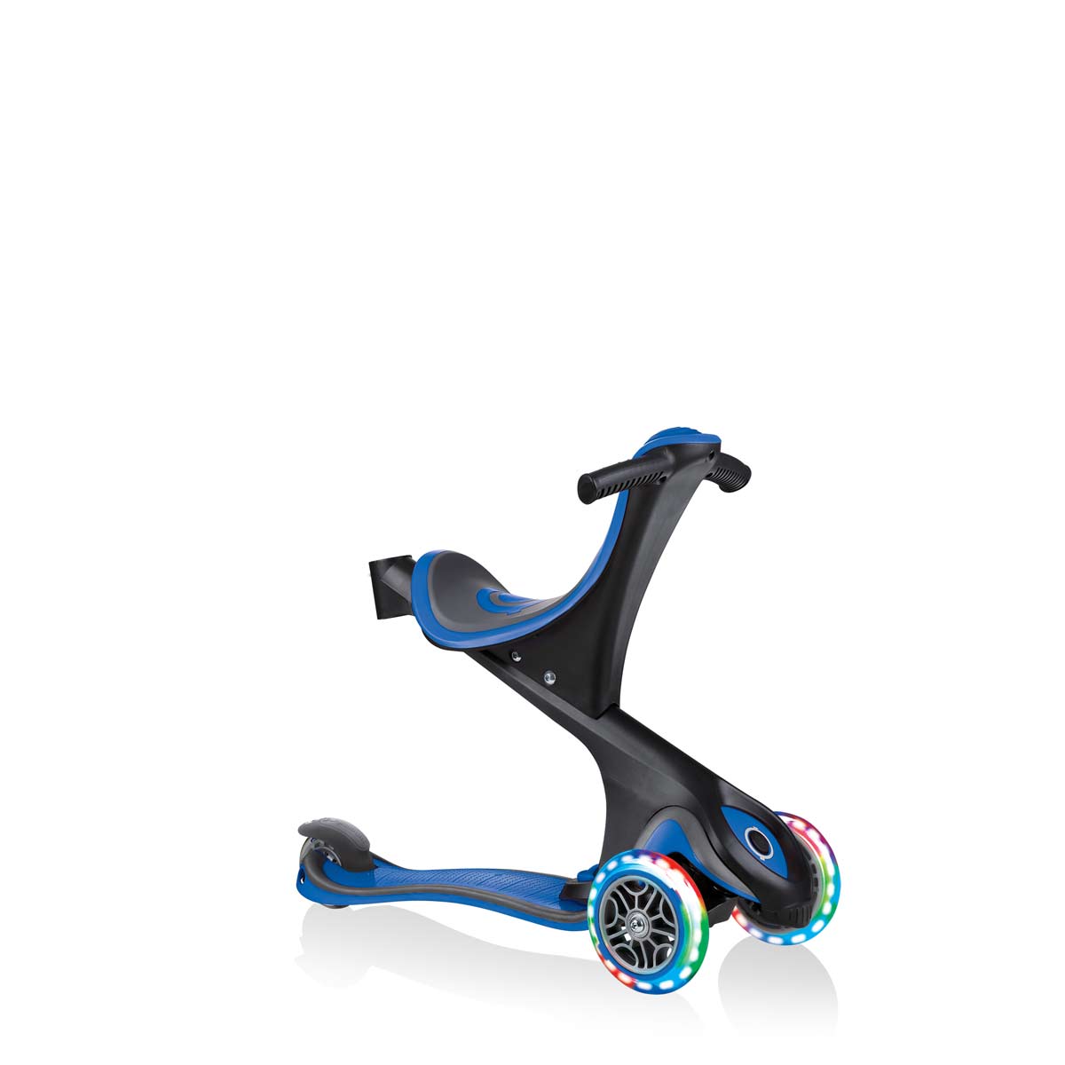 Lights Тротинетка с Родителски Контрол 5 в 1 Globber Go Up Comfort Lights - Синя
