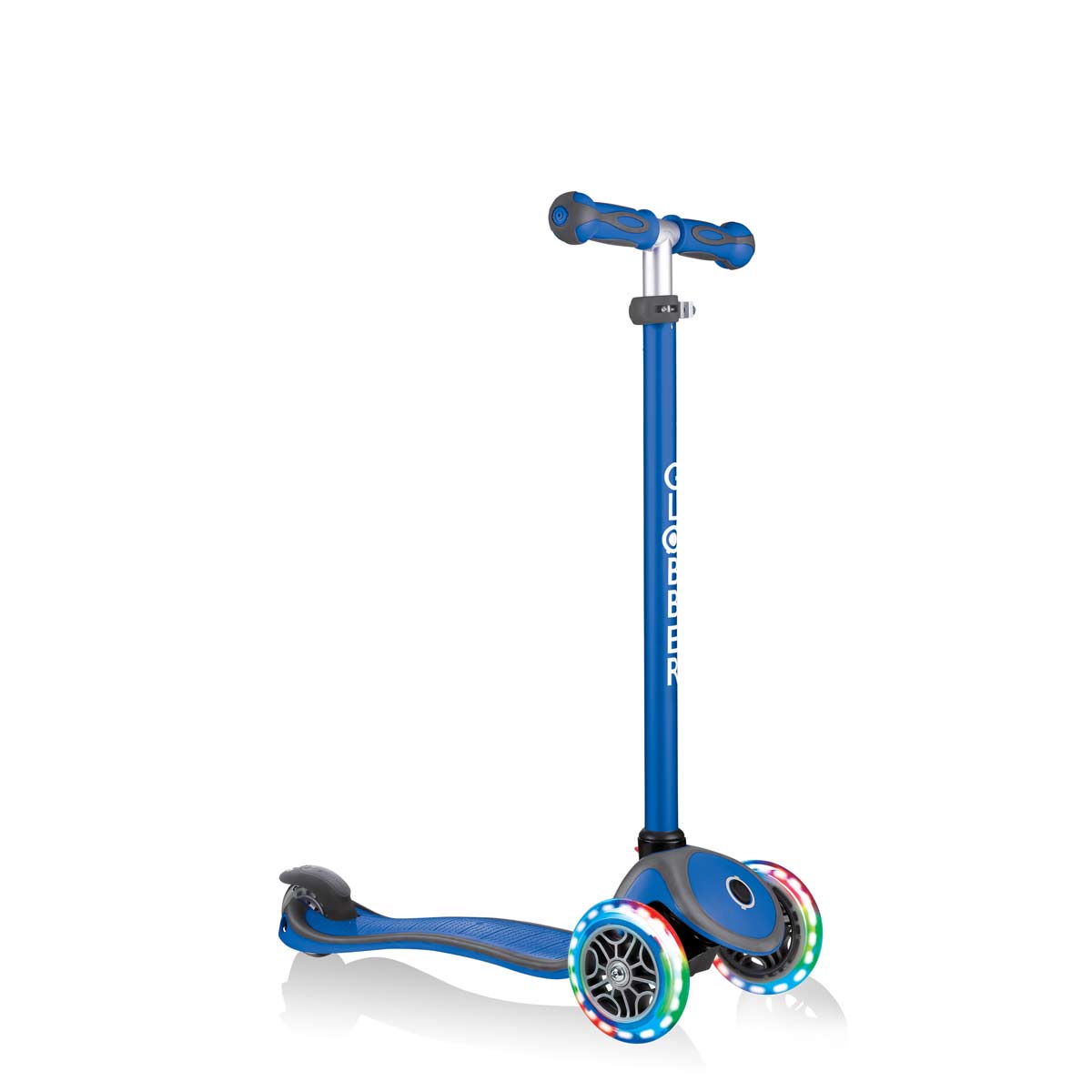 Lights Тротинетка с Родителски Контрол 5 в 1 Globber Go Up Comfort Lights - Синя