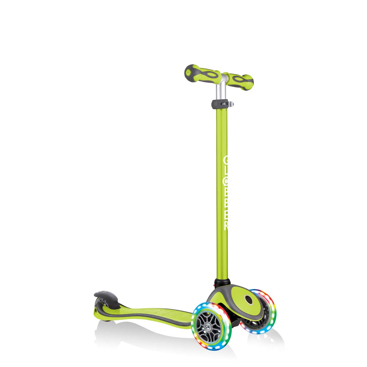 Тротинетка с Родителски Контрол 5 в 1 Globber Go Up Comfort Lights - Зелена