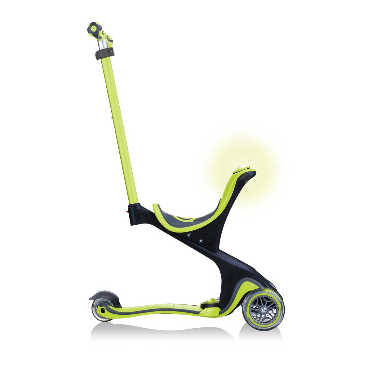 Тротинетка с Родителски Контрол 5 в 1 Globber Go Up Comfort Play - Зелена