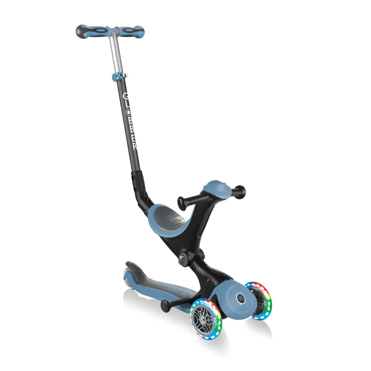 Scooter Globber, GO UP Deluxe Lights 5in1 - Pastel Blue