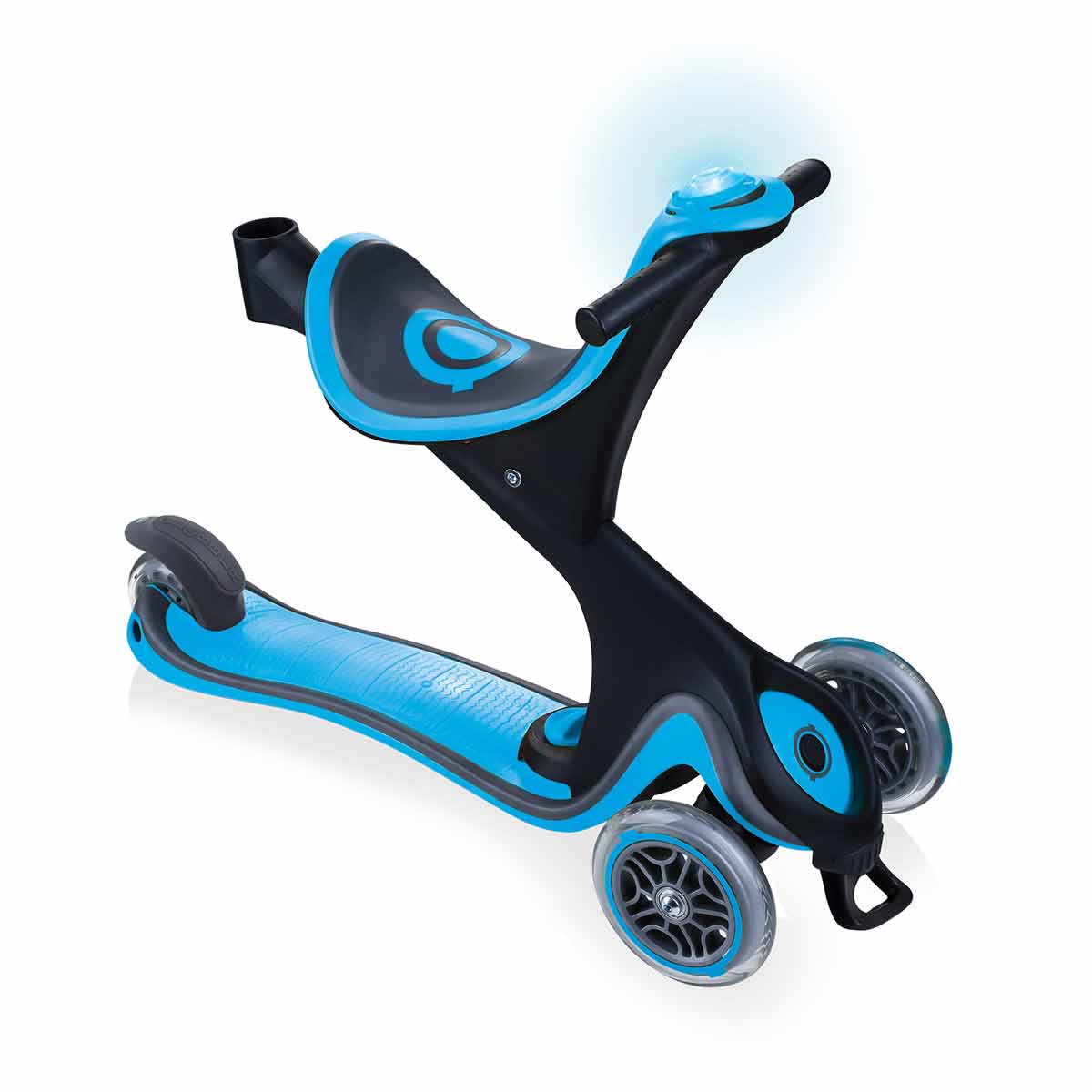 Тротинетка Globber, Go Up Comfort Play 5в1 - Небесно Синя