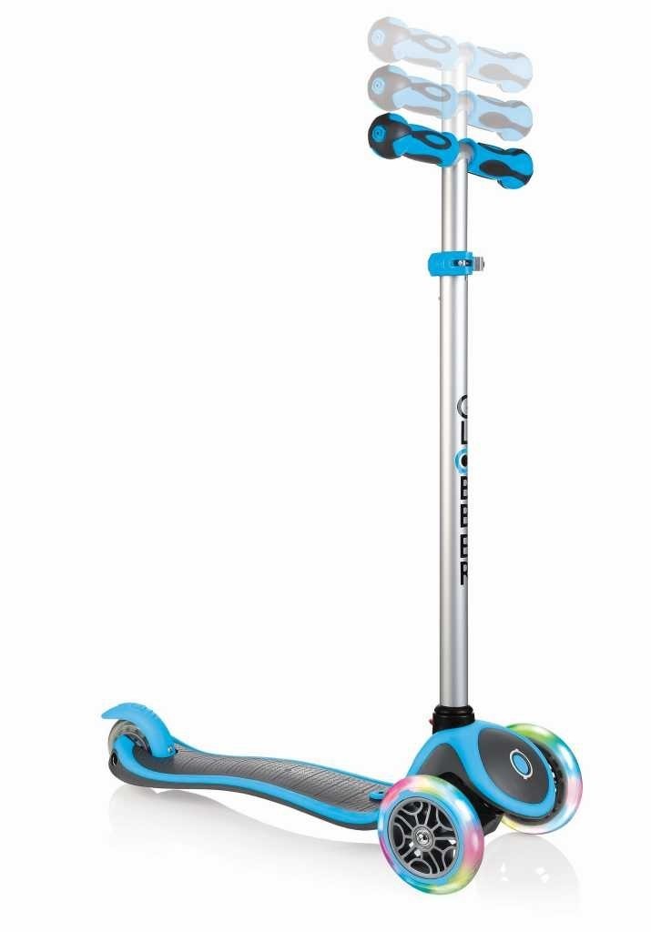Тротинетка, Globber, Evo 4 в 1 Plus Light, Синя