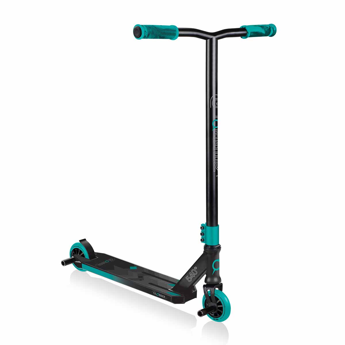 Тротинетка За Трикове Globber Gs 540 - Черна/Тюркоаз