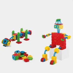 Waffle Constructor "The World of Robots" with 258 Pieces in a Box.