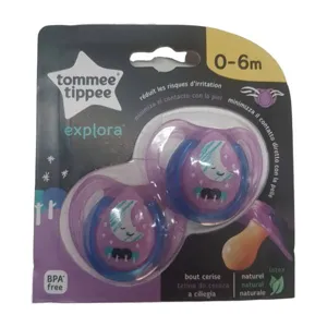 Залъгалка Tommee Tippee Explora, 2 Бр. Лилава