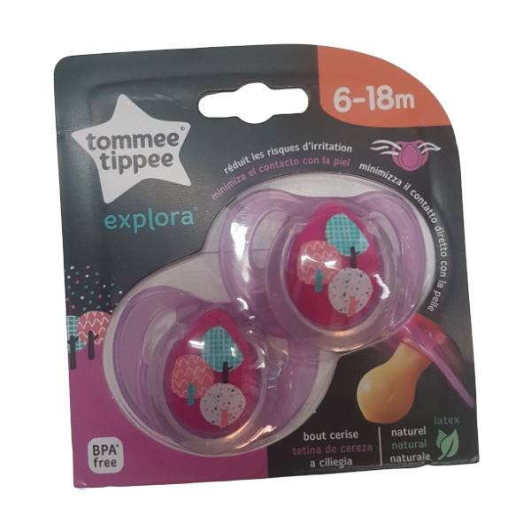 Залъгалка Tommee Tippee Explora, 2 Бр. Лилава