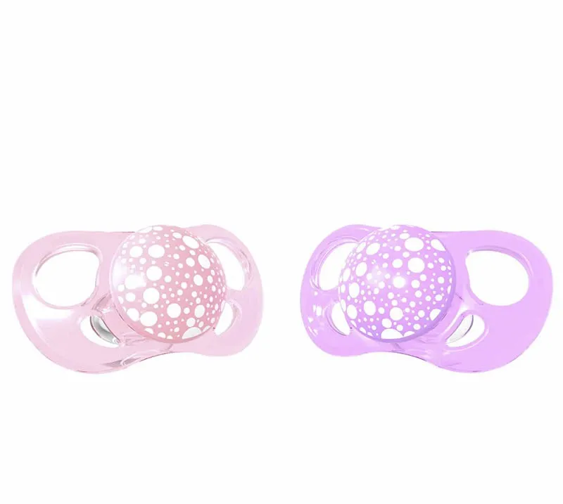 Deception for Babies Twistshake 2 pcs. 0-6 Months Pink and Purple