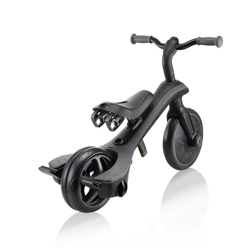 Детска Триколка Globber Explorer Trike 4 в 1 Deluxe Play – Черна