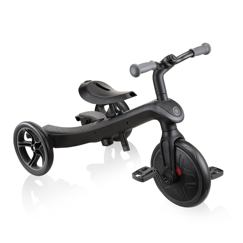 Детска Триколка Globber Explorer Trike 4 в 1 Deluxe Play – Черна