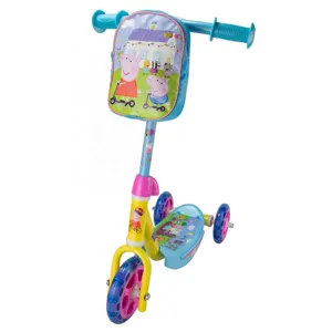 Детска Тротинетка с 3 Гуми и Раничка, Peppa Pig