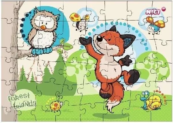 Children's Puzzle - Forest Animals