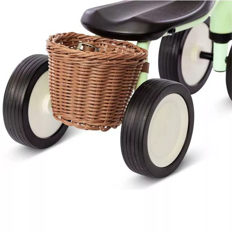 Four-wheeler for children over 1 year PUKYLINO BUNDLE, pastel green.