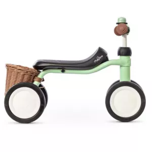Four-wheeler for children over 1 year PUKYLINO BUNDLE, pastel green.