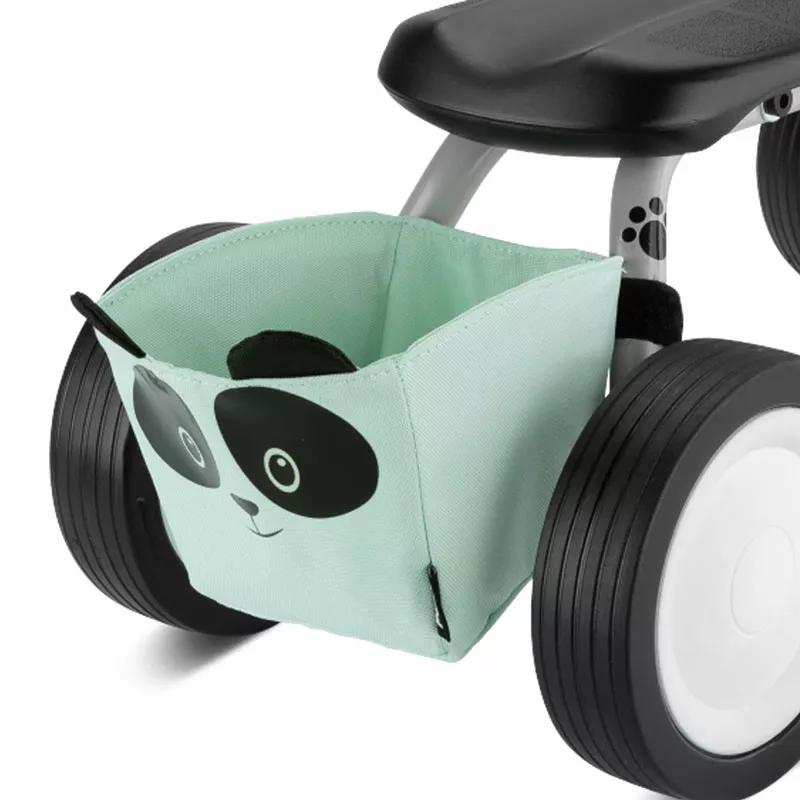 Four-wheeler Pukylino Bundle, light gray-turquoise.