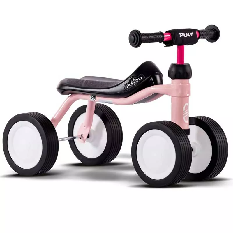 Four-wheeler for children over 1 year PUKY PUKYLINO in retro pink color