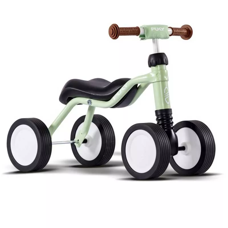 Four-wheeler for children over 18 months PUKY Wutsch in mint color
