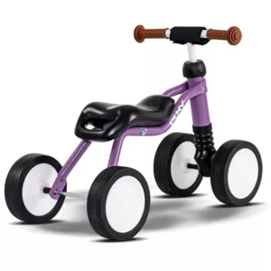 Four-wheeler for children over 18 months PUKY Wutsch in purple color