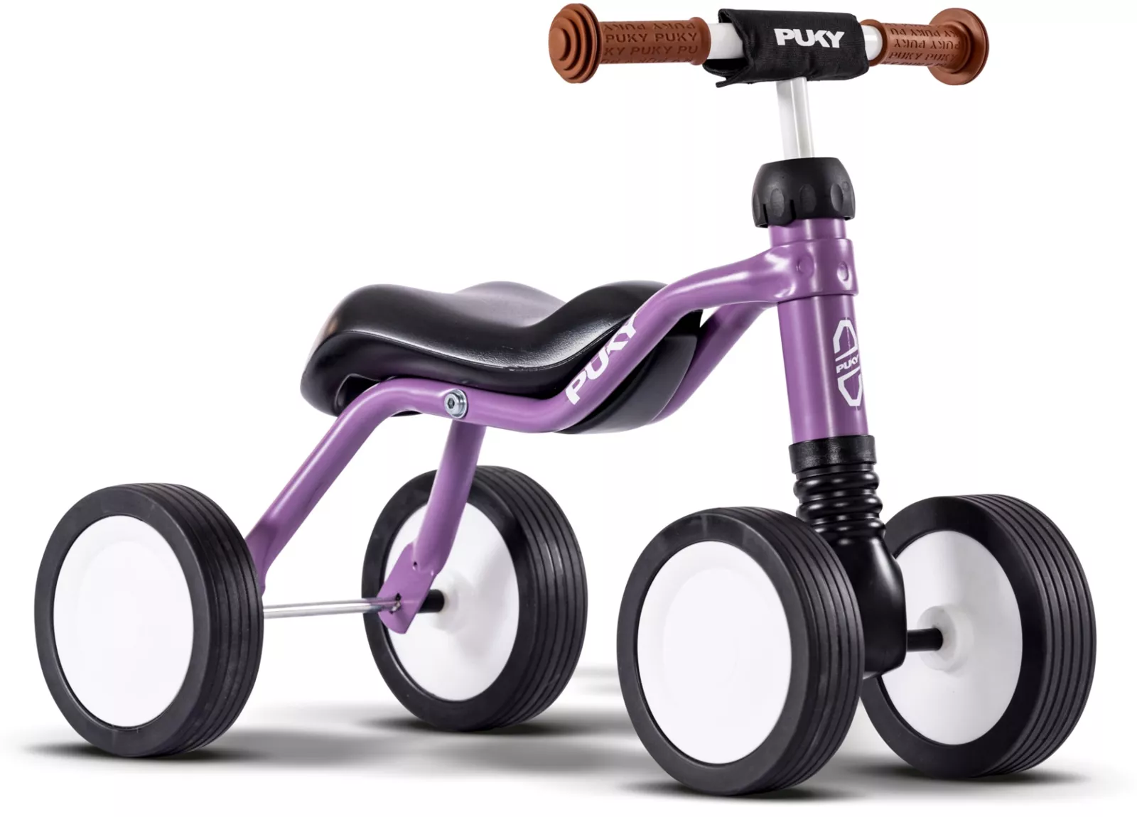Four-wheeler for children over 18 months PUKY Wutsch in purple color