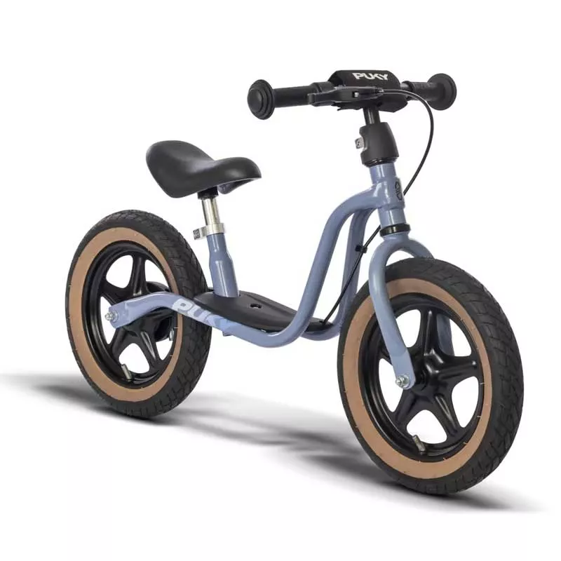 Balance bike with brake PUKY LR 1L in retro blue color