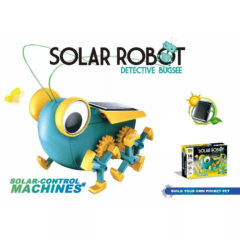 Children's robot "Solar ladybug-detective"