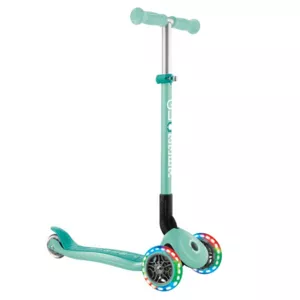 Folding scooter GLOBBER PRIMO FOLDABLE LIGHTS - mint green