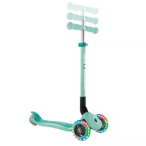 Folding scooter GLOBBER PRIMO FOLDABLE LIGHTS - mint green
