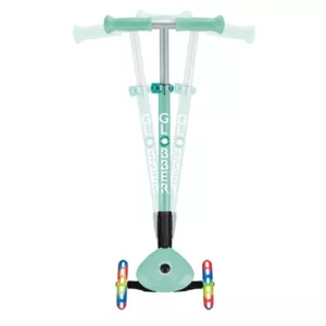 Folding scooter GLOBBER PRIMO FOLDABLE LIGHTS - mint green