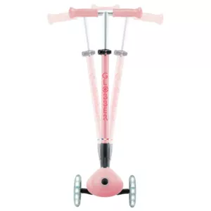 Folding scooter with light-up wheels ELITE LIGHTS - pink