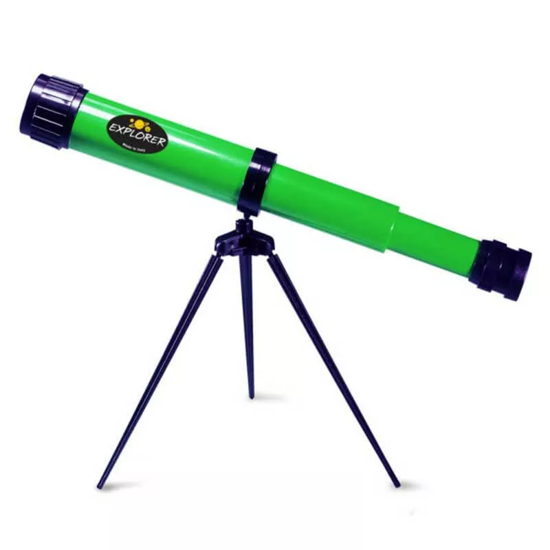 Children's telescope with tripod NAVIR Explora, 15-25x35, green