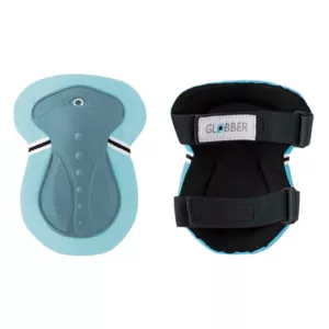 Child protective gear for scooters in pastel blue color, size XS.