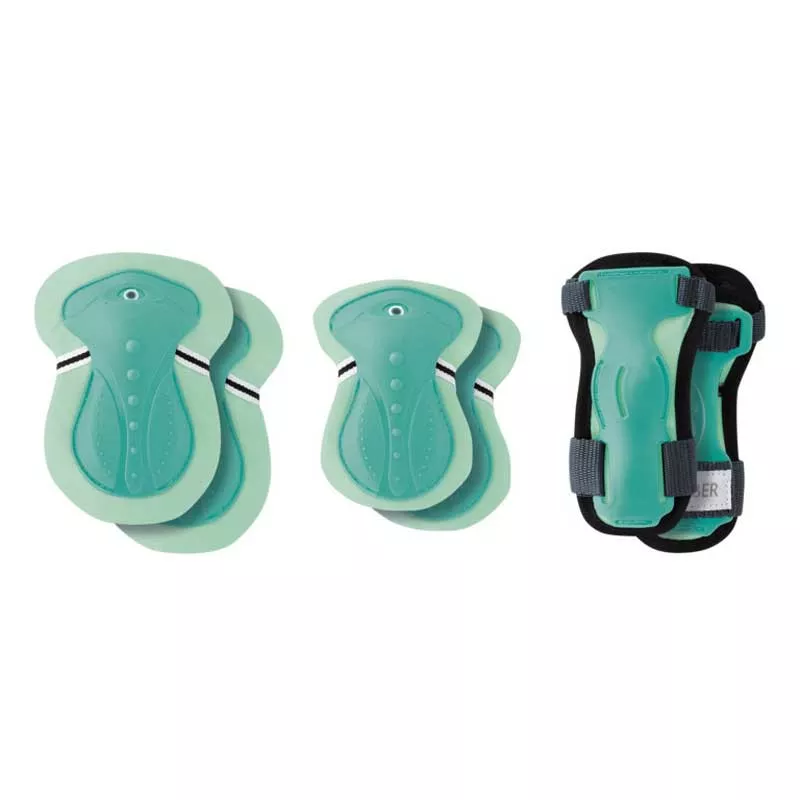 Children's mint green scooter guards, size XS • Gaga