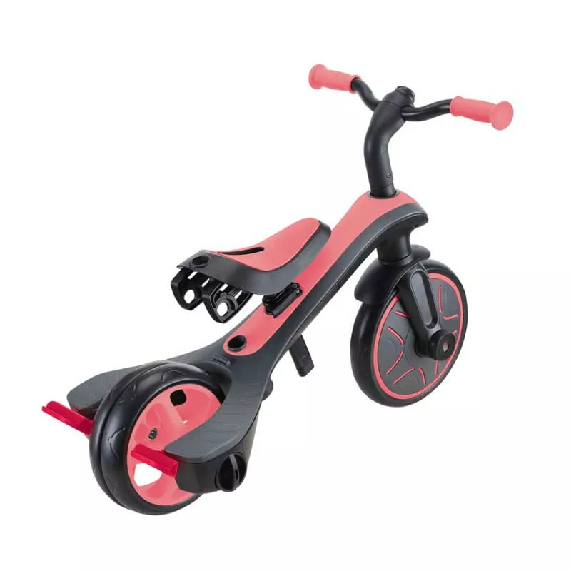 Tricycle 4 in 1 GLOBBER EXPLORER TRIKE with canopy - pink