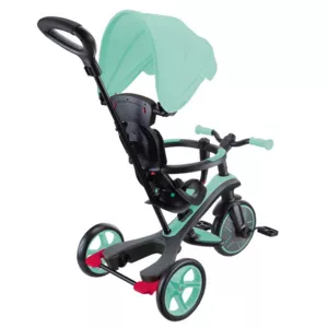 GLOBBER EXPLORER TRIKE 4 in 1 tricycle with canopy - mint green