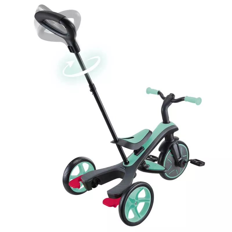 GLOBBER EXPLORER TRIKE 4 in 1 tricycle with canopy - mint green