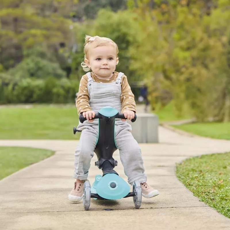 Тротинетка с родителски контрол GO UP DELUXE LIGHTS, ментова