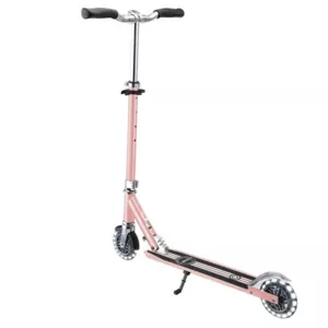 Aluminum children's scooter GLOBBER FLOW ELEMENT LIGHTS - pink gold