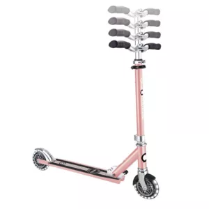 Aluminum children's scooter GLOBBER FLOW ELEMENT LIGHTS - pink gold