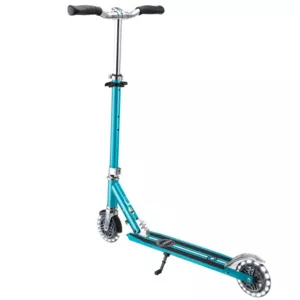 Aluminum kids scooter GLOBBER FLOW ELEMENT LIGHTS - aqua