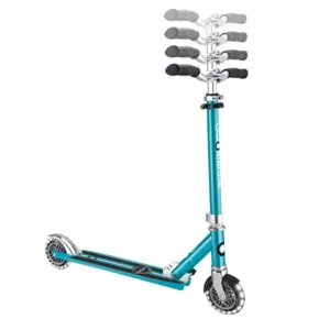 Aluminum kids scooter GLOBBER FLOW ELEMENT LIGHTS - aqua