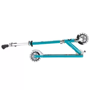 Aluminum kids scooter GLOBBER FLOW ELEMENT LIGHTS - aqua
