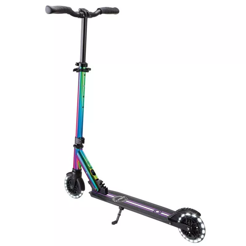 Aluminum children's scooter GLOBBER FLOW ELEMENT LIGHTS - neochrome