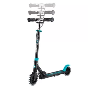 Scooter with hand brake FLOW ELEMENT JUNIOR LIGHTS, black-blue
