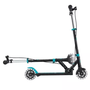 Scooter with hand brake FLOW ELEMENT JUNIOR LIGHTS, black-blue