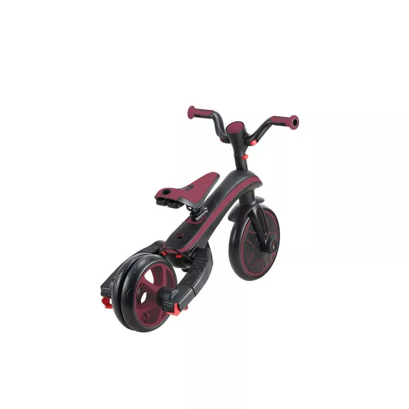  Детска триколка 4 в 1 GLOBBER EXPLORER TRIKE FOLDABLE, сгъваема, цвят бургунди