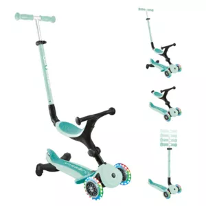 Сгъваема тротинетка с родителски контрол GO UP ACTIVE  LIGHTS 360°, ментова