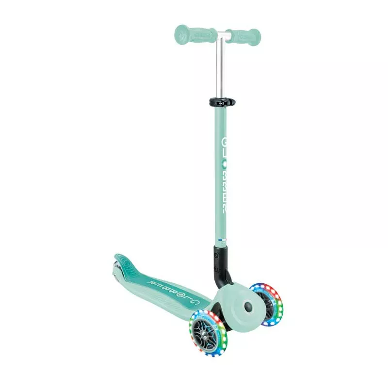 Сгъваема тротинетка с родителски контрол GO UP ACTIVE  LIGHTS 360°, ментова