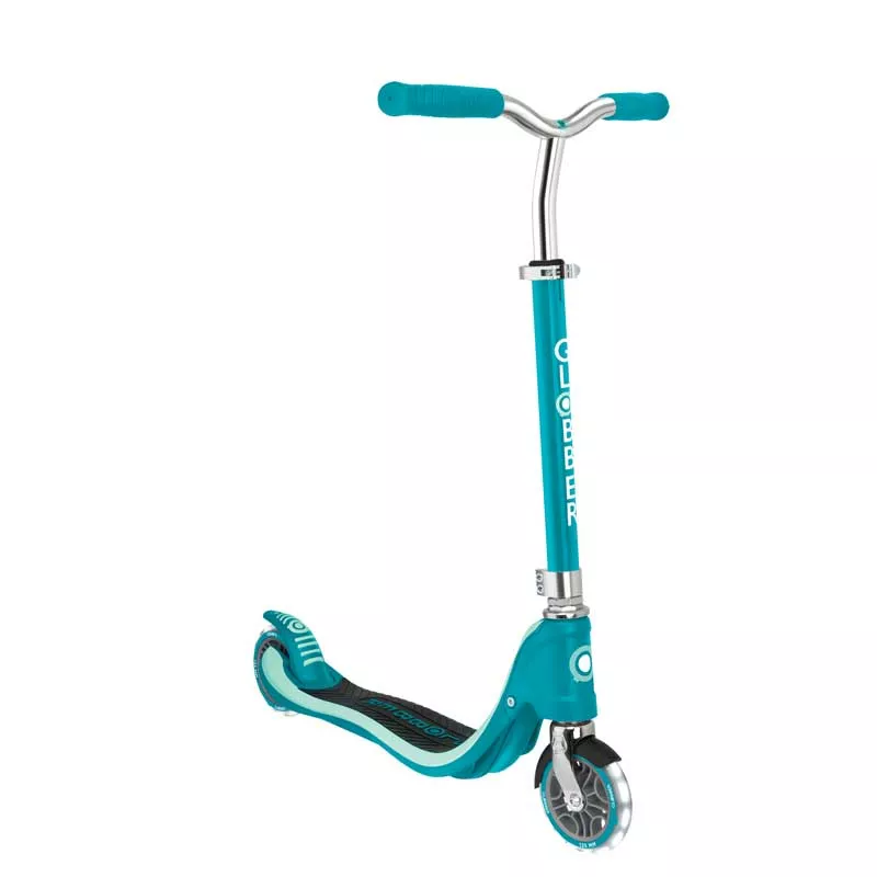 Glowing scooter with two wheels FLOW 125 LIGHTS - blue-green
