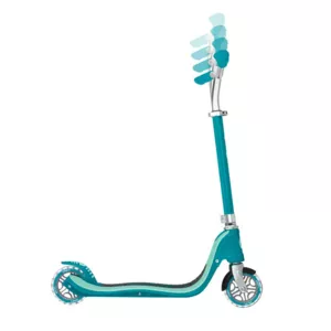 Glowing scooter with two wheels FLOW 125 LIGHTS - blue-green